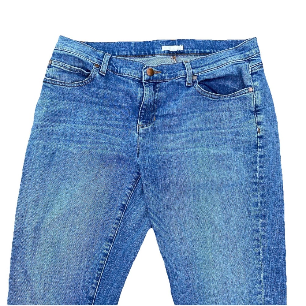 Eileen Fisher Jeans Size 10/32x28 Woman's Organic Cotton‎ Stretch Mid Rise - Picture 4 of 9